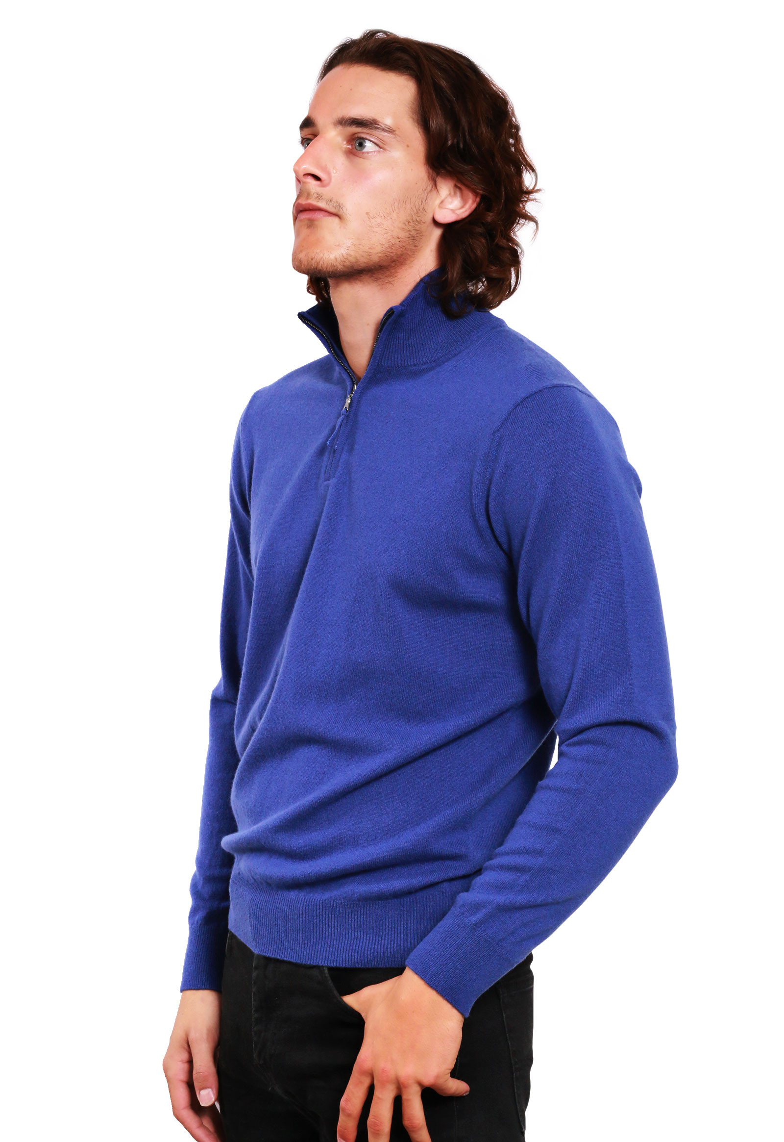 Pull col camionneur 90% laine 10% cachemire DIEGO GARCIA (Pull)