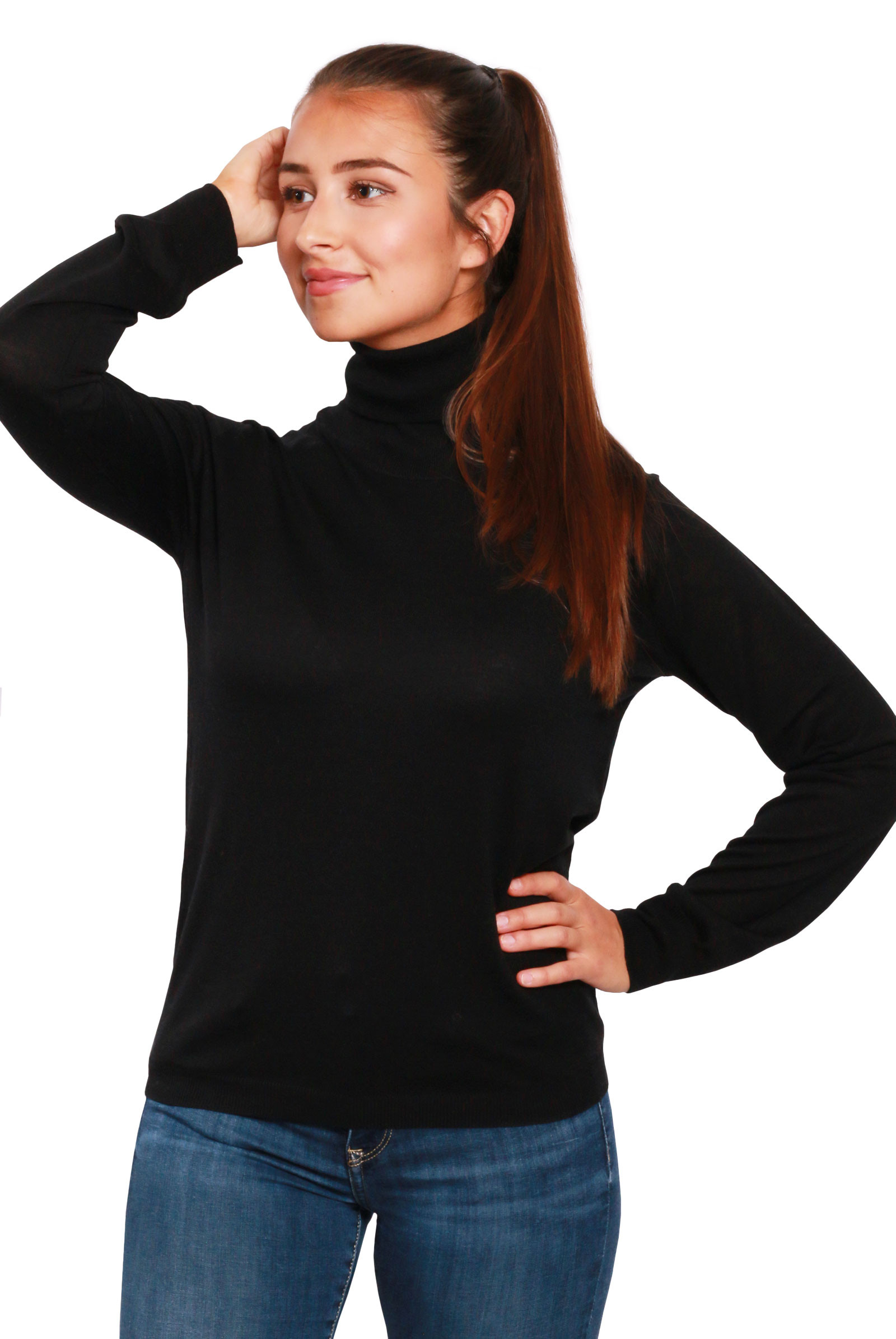 Col roulé fin femme sales