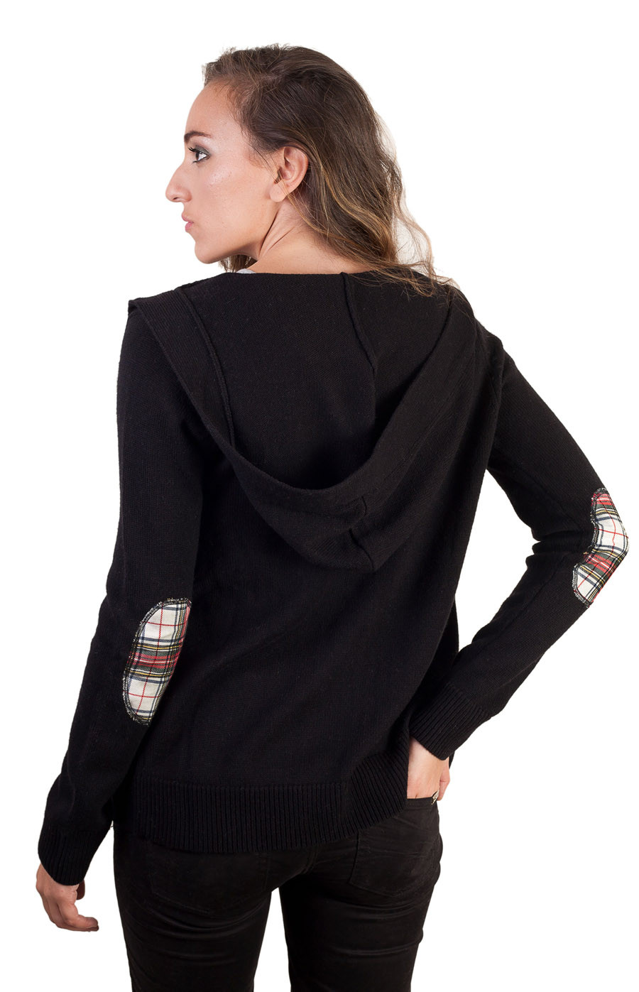 Gilet laine noir 2025 femme