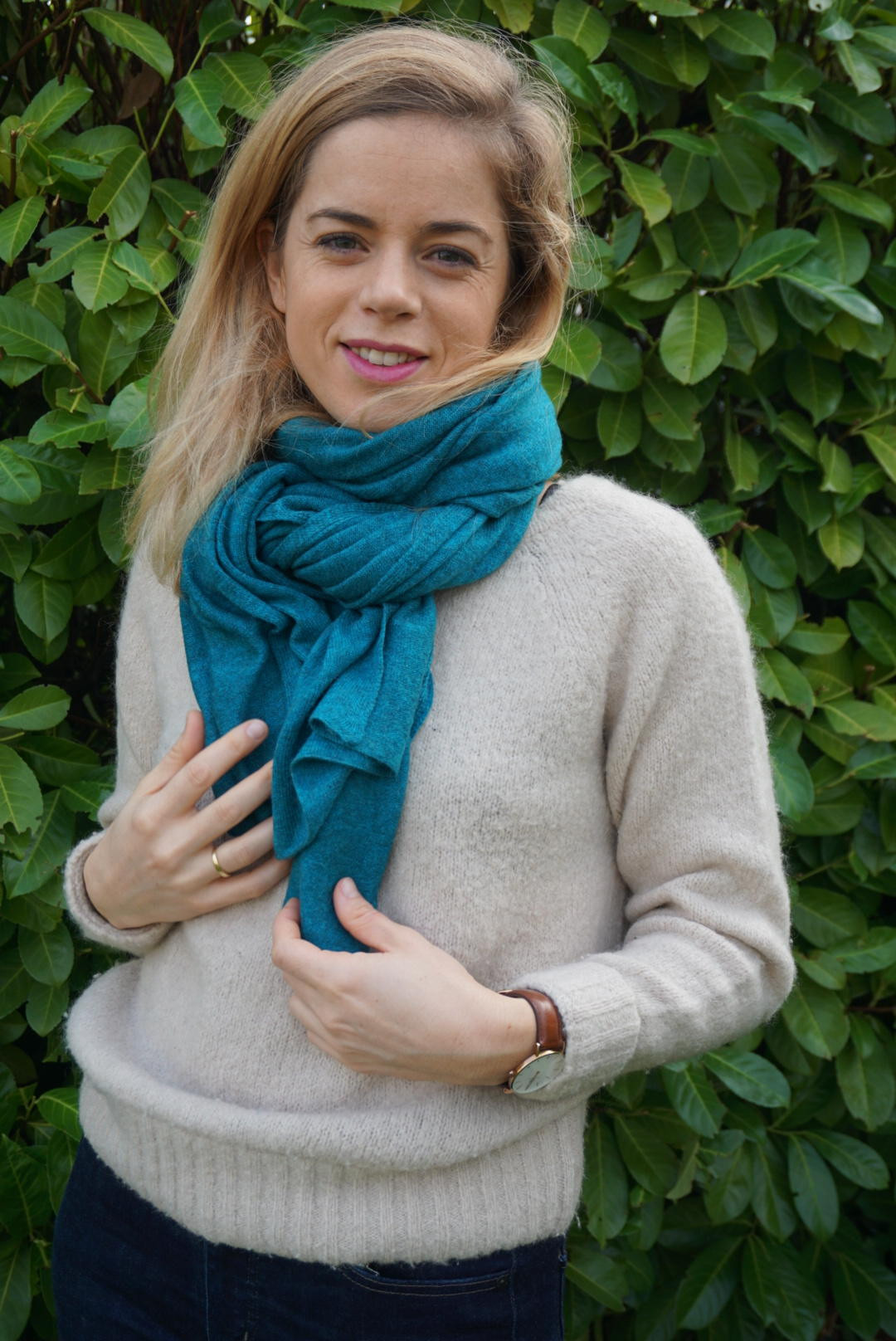Pull bleu petrole on sale femme