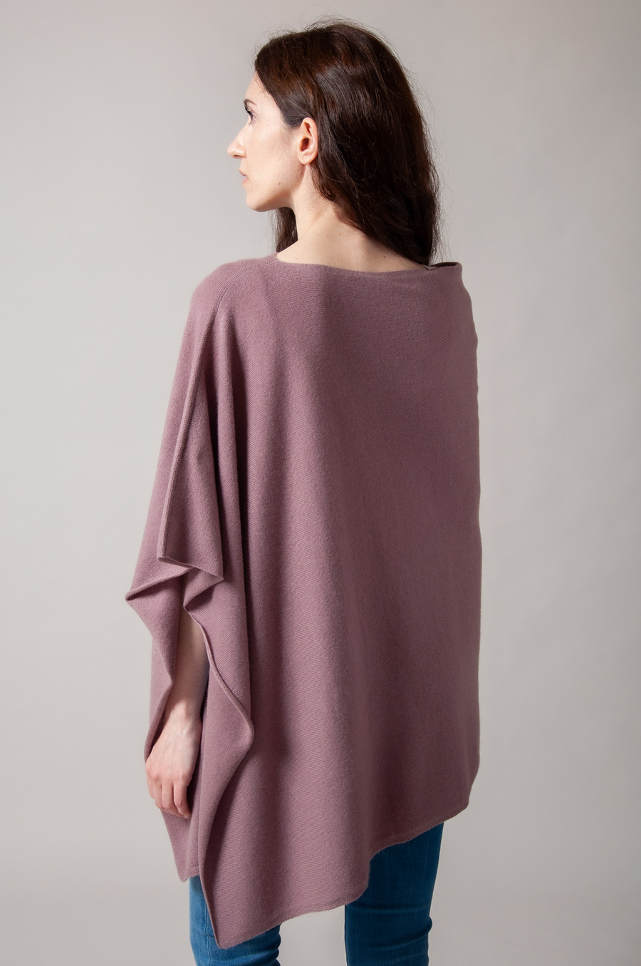 Poncho cachemire FABIOLA Taupe