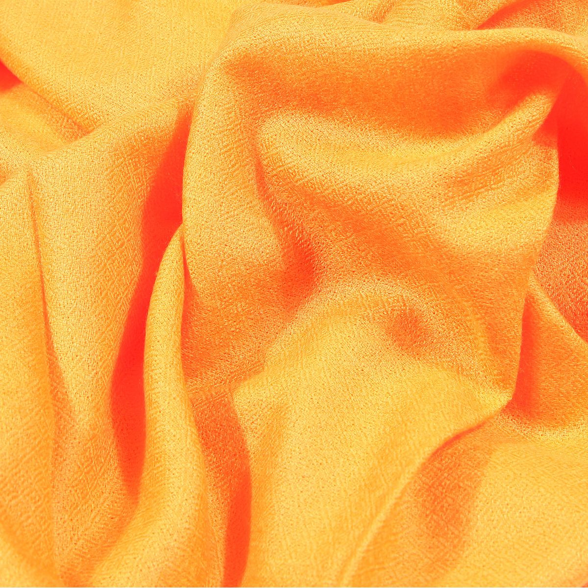 Echarpe cachemire orange pale - Surate - Le Comptoir de Simba
