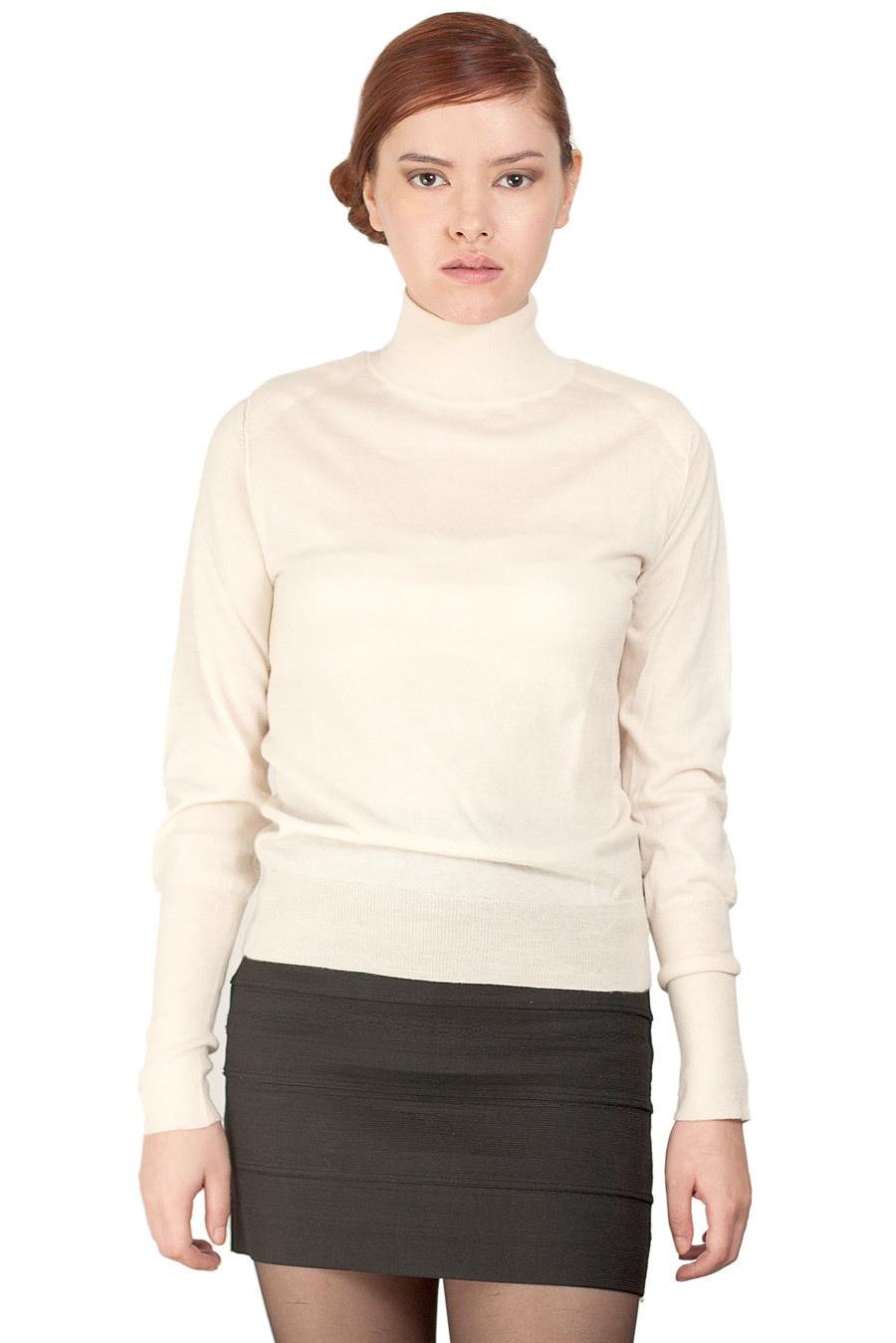 Pull cachemire femme POLA blanc