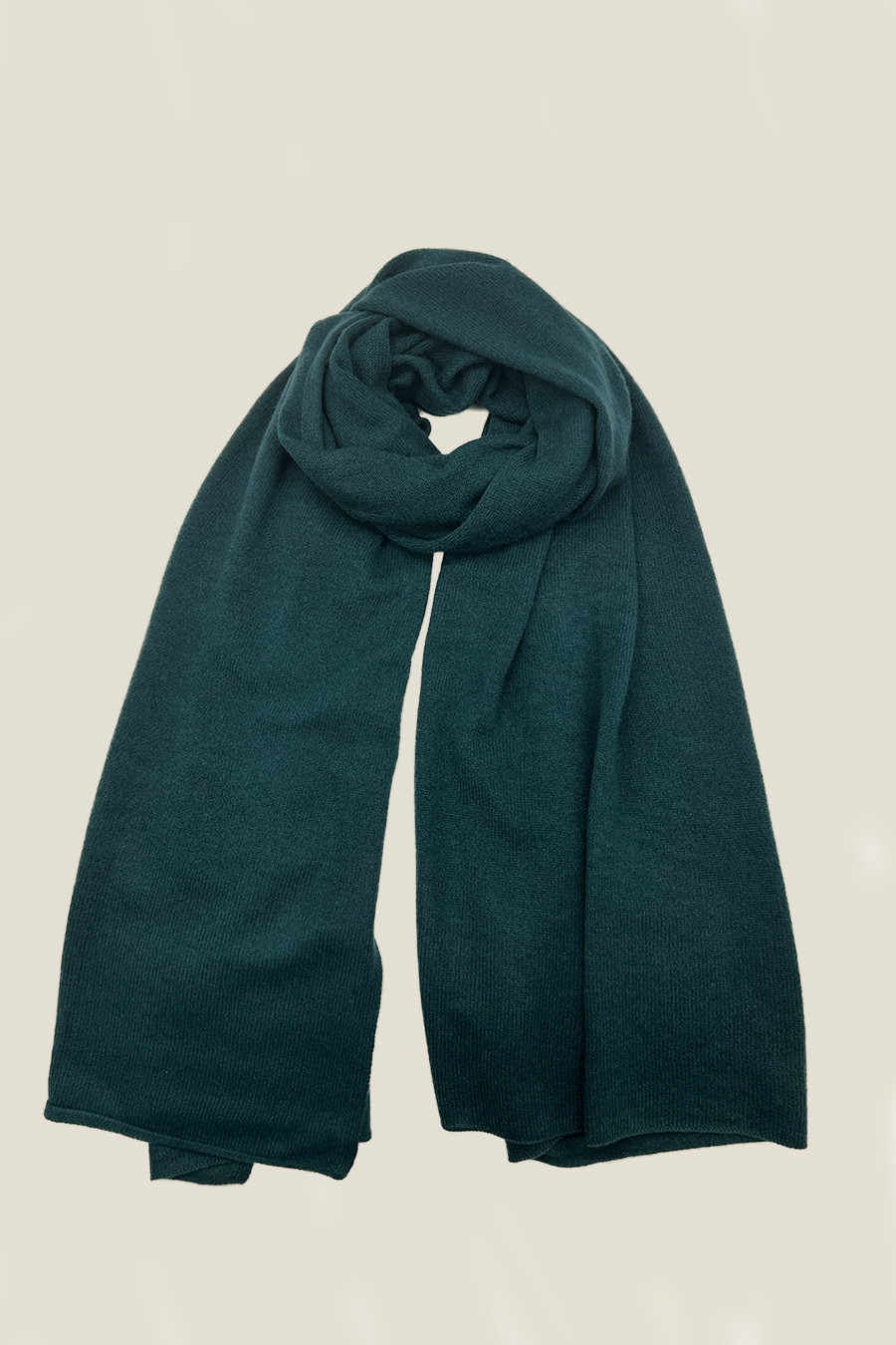 Etole cachemire ORCA Bleu vert profond