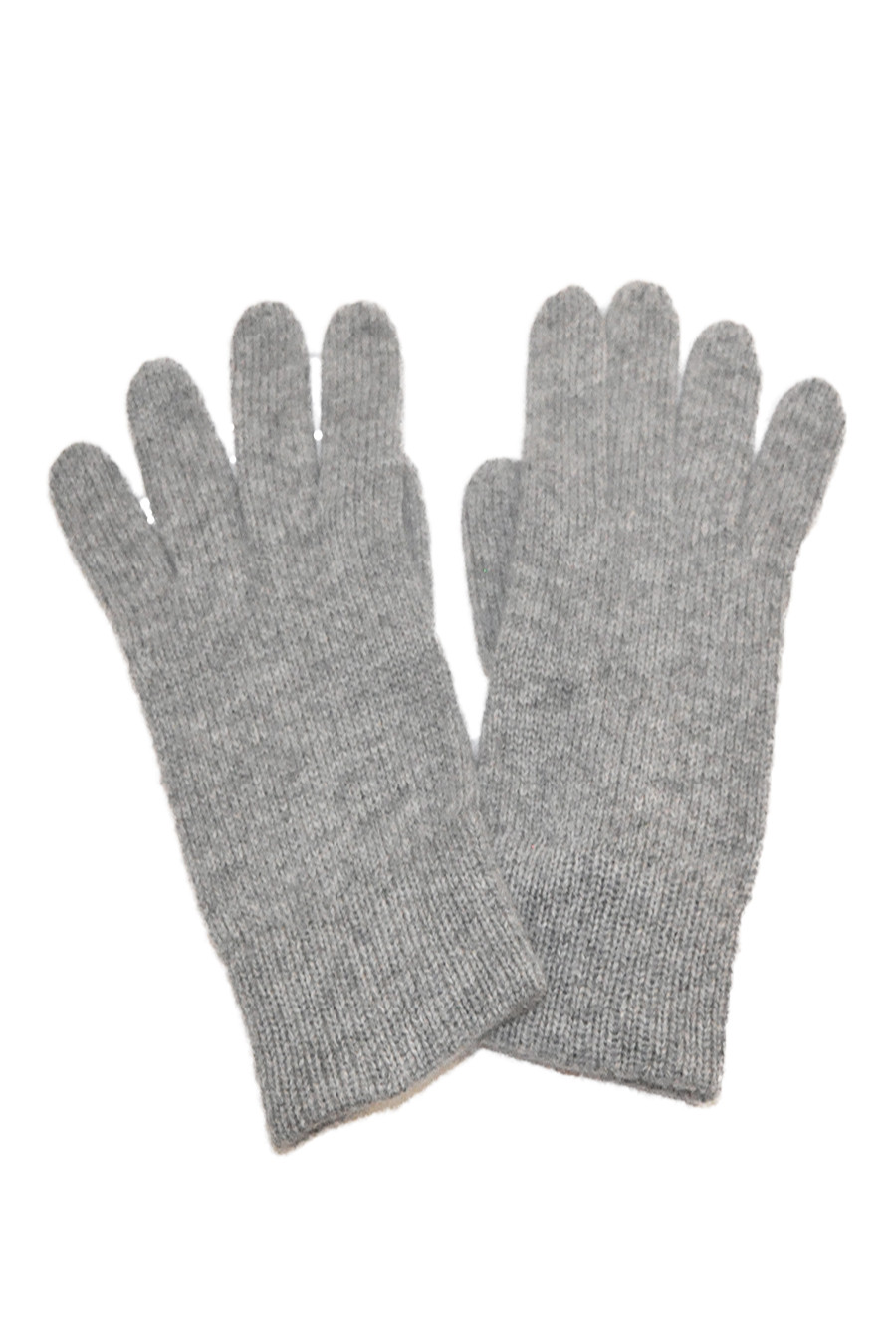 Gants cachemire FLOCON-gris-moyen