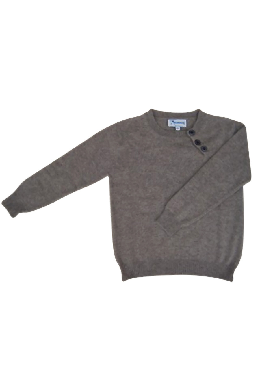 Pull Cachemire Enfant Taupe