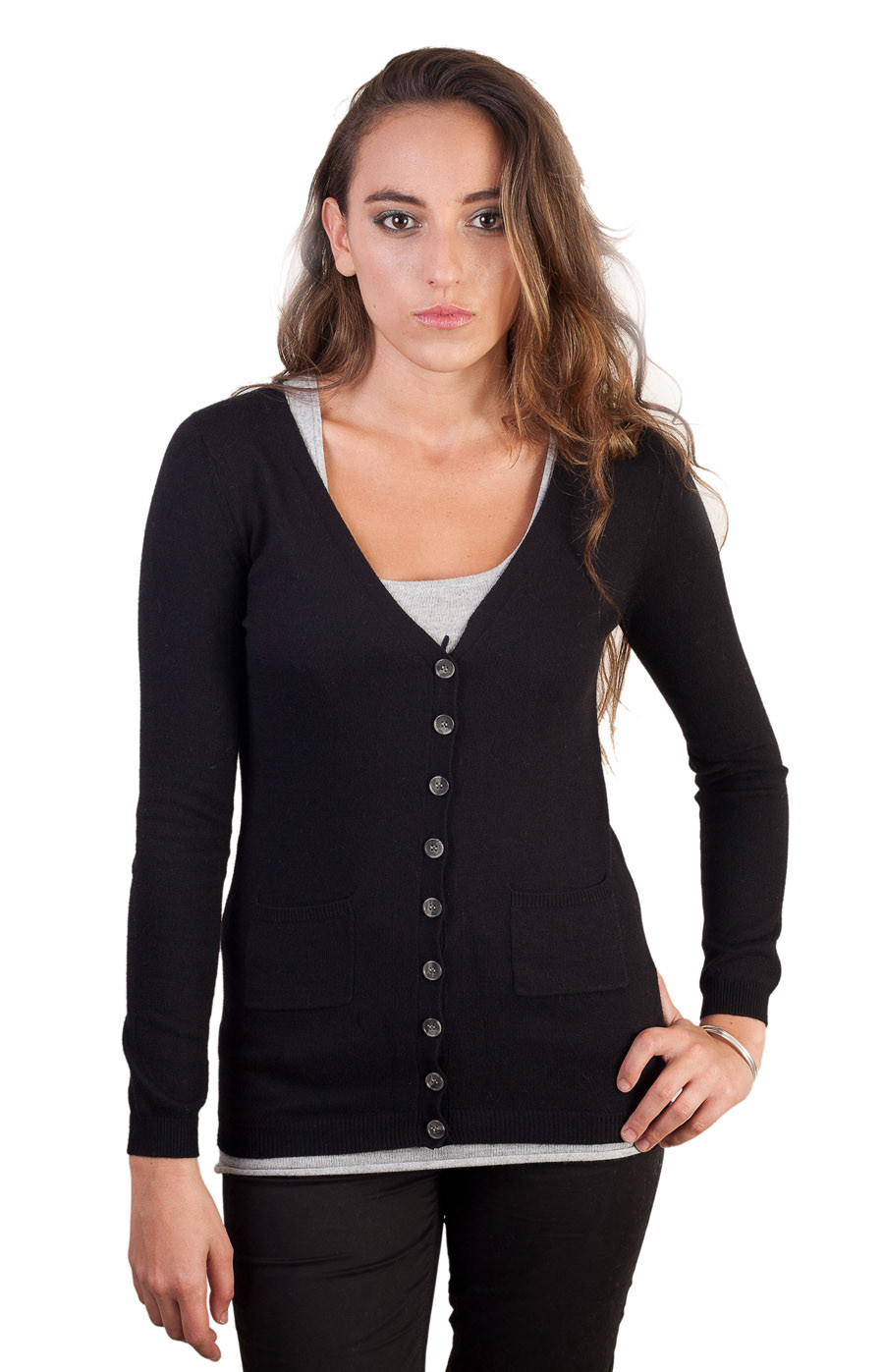 Gilet cachemire femme KATRINA noir