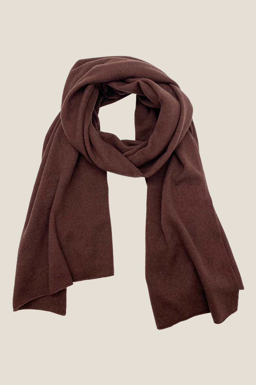 Echarpe cachemire CHOUKI Marron