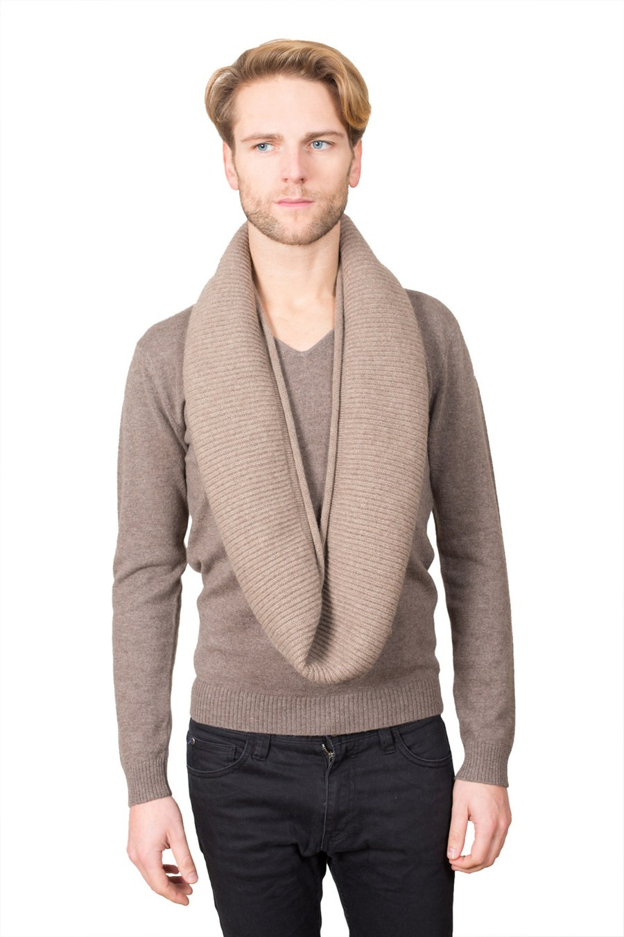 SNOOD CACHEMIRE PUR HOMME