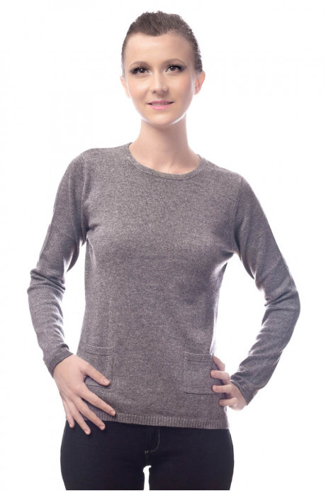 Pull cachemire femme CHAKHTY gris