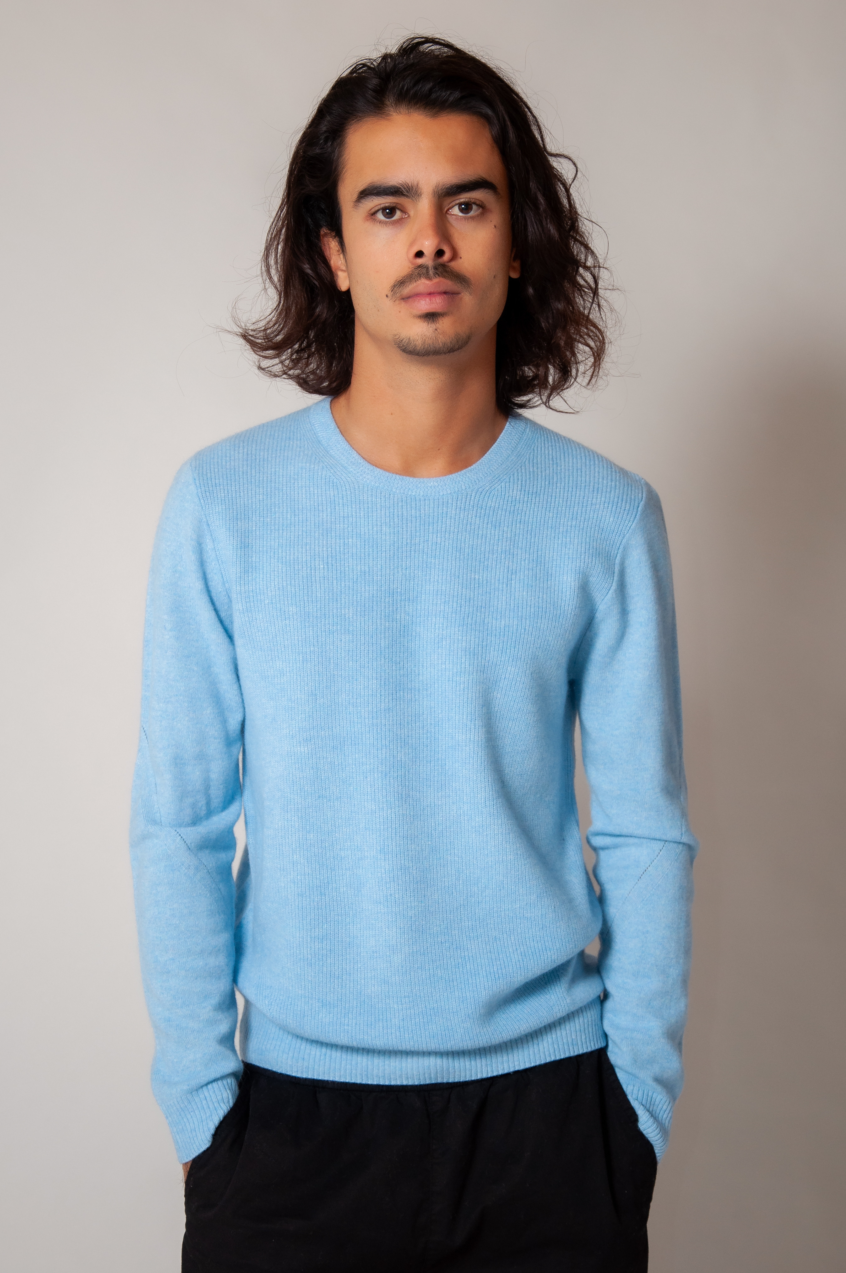 Pull cachemire homme col rond CHARLES