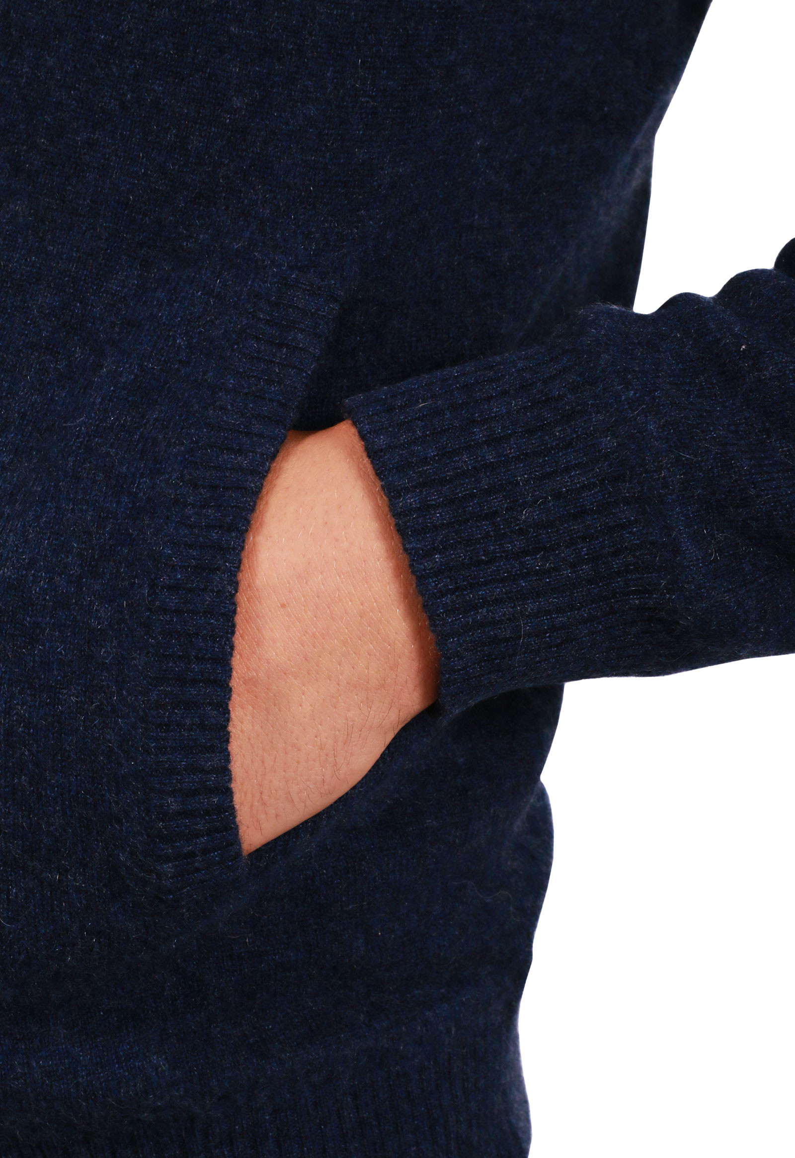 Reversible zipped cashmere cardigan - DIEGO GARCIA