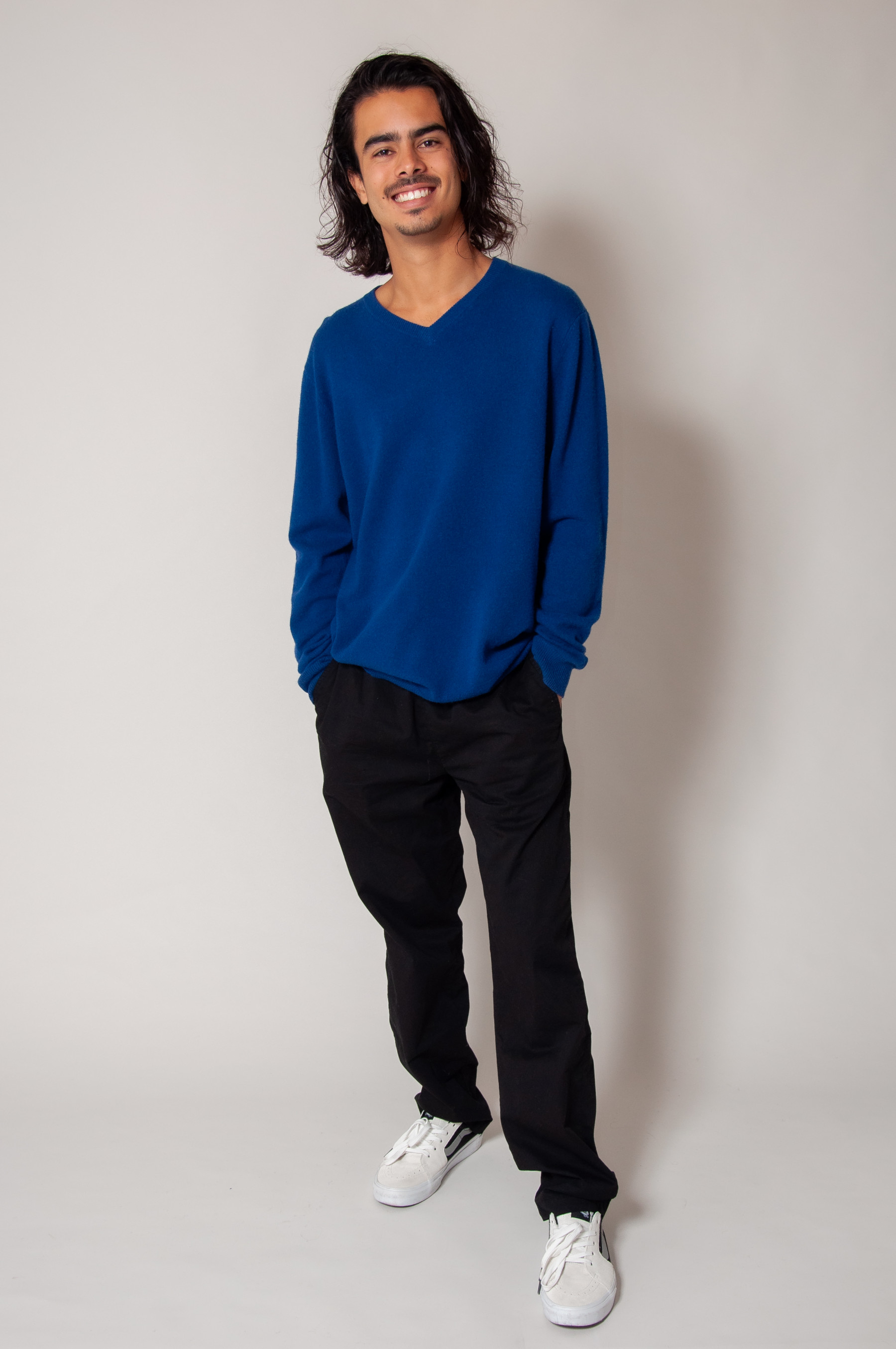 Navy cashmere jumper store