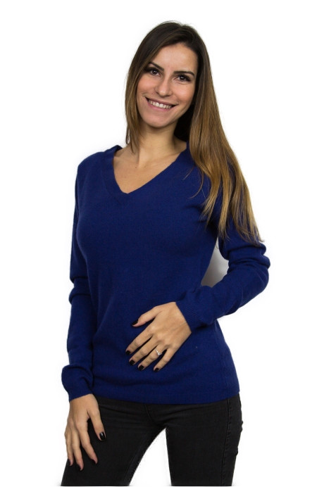 Pull cachemire femme col V TIANNA