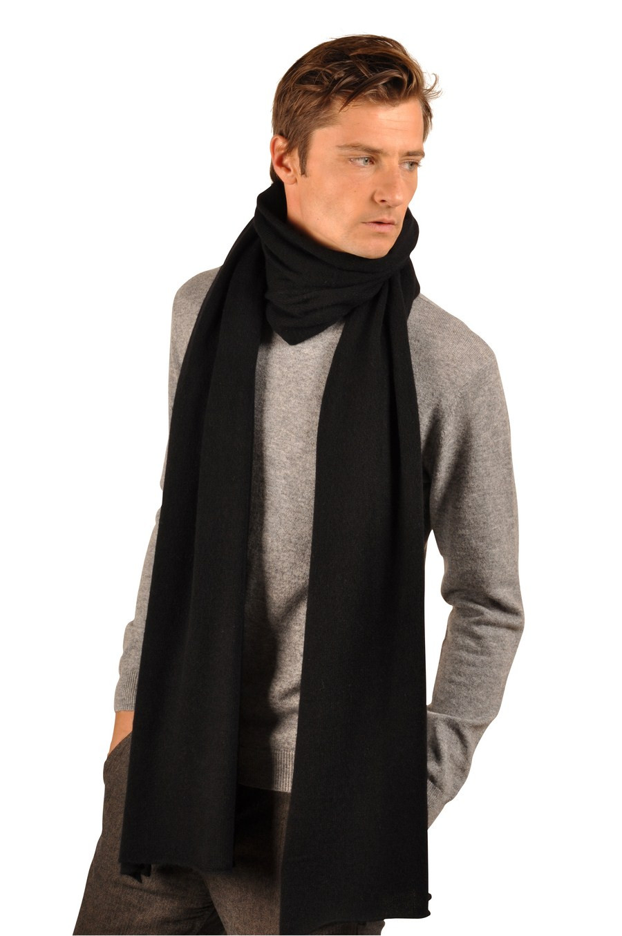 Black Cashmere Shawl