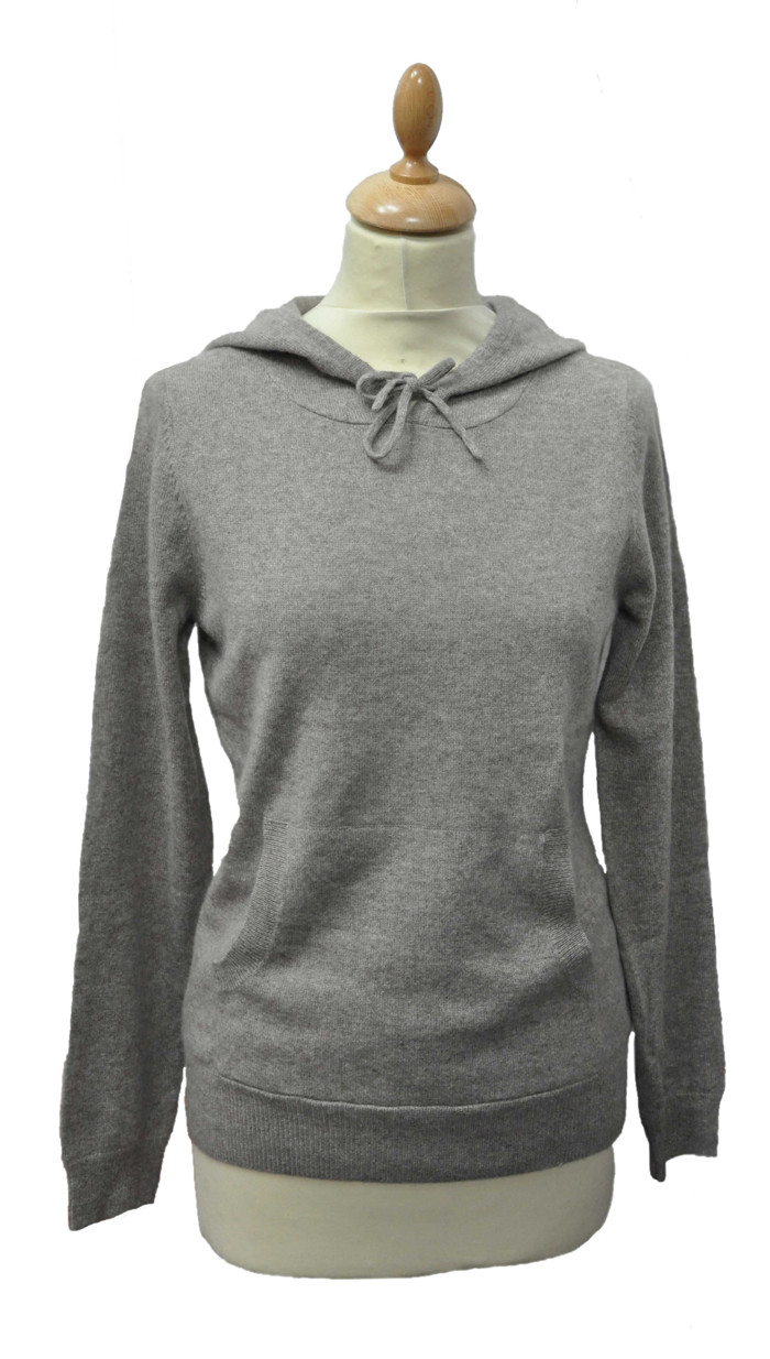Pull fin a capuche discount femme