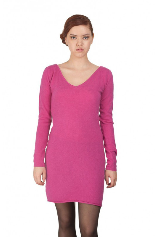 Cashmere dress BUTTERFLY