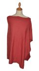 Poncho Cachemire MOPTI Orange Sanguine 