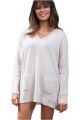 Pull col V cachemire Oversize Femme DIEGO GARCIA