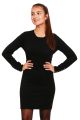 Robe cachemire femme noir DIEGO GARCIA