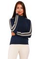 Pull col montant femme cachemire - DIEGO GARCIA