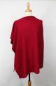 Poncho cachemire RUBIO Rouge rubis (Echarpe)