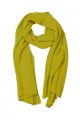 Echarpe cachemire GWEN Jaune