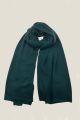 Etole cachemire ORCA Bleu vert profond