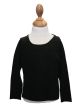 Pull col rond seconde peau cachemire gris 