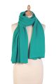 Echarpe cachemire ATOL turquoise