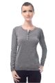 Pull cachemire femme LEMVA gris devant