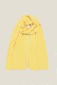 Echarpe cachemire BOA Jaune pastel