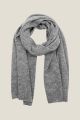 Echarpe cachemire GAITAN Gris givré