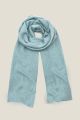 Echarpe cachemire CYRIL Bleu azur clair