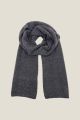 Echarpe cachemire LOUISE Gris anthracite 