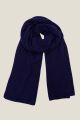 Echarpe cachemire NEWYORK bleu mazarine