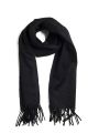 Echarpe noir 100% cachemire (homme et femme)
