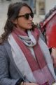 Pashmina mixte rouge et gris 100% cachemire - HIMMATI 