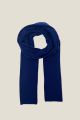 Echarpe cachemire FABIEN Bleu jean
