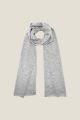 Echarpe cachemire LIOR Gris moyen
