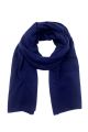 Etole cachemire VALERIE bleu mazarine