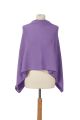 Poncho 4 fils cachemire MARGOT mauve