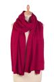 Étole cachemire TANGO Rouge rubis