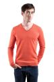 Pull cachemire homme SANTOROS-ROUGE-XL
