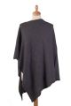 Poncho cachemire SAUSALITO gris anthracite