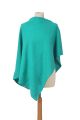 Poncho cachemire TANGA Turquoise