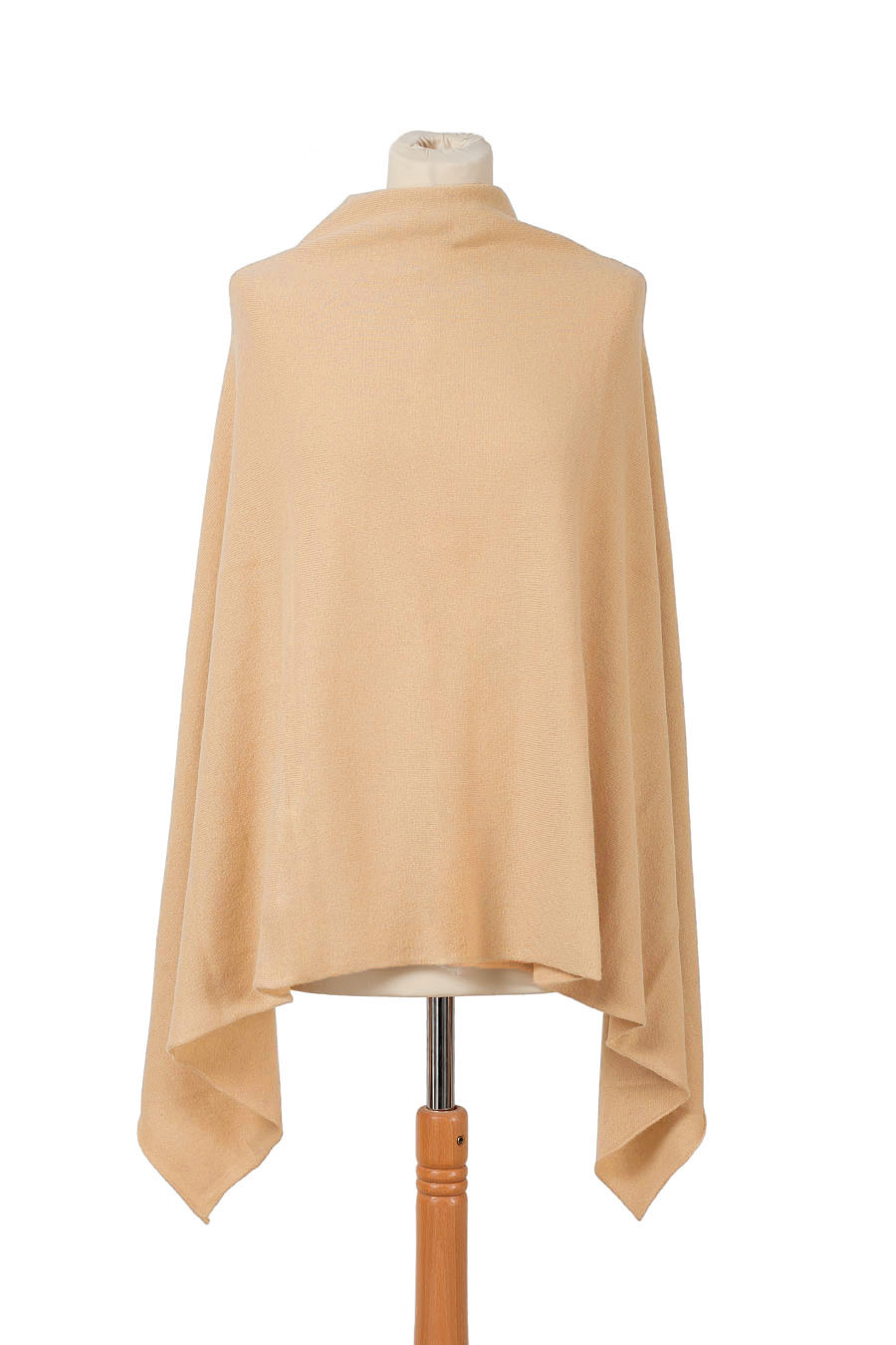 Poncho cachemire NIERY Beige