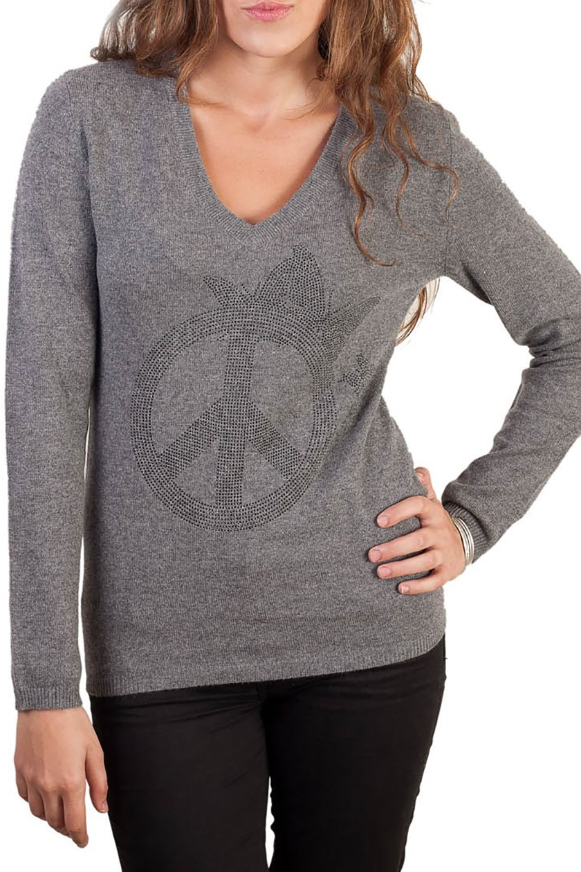 Pull Cachemire femme CINDY Peace & Love - REBEL CASHMERE