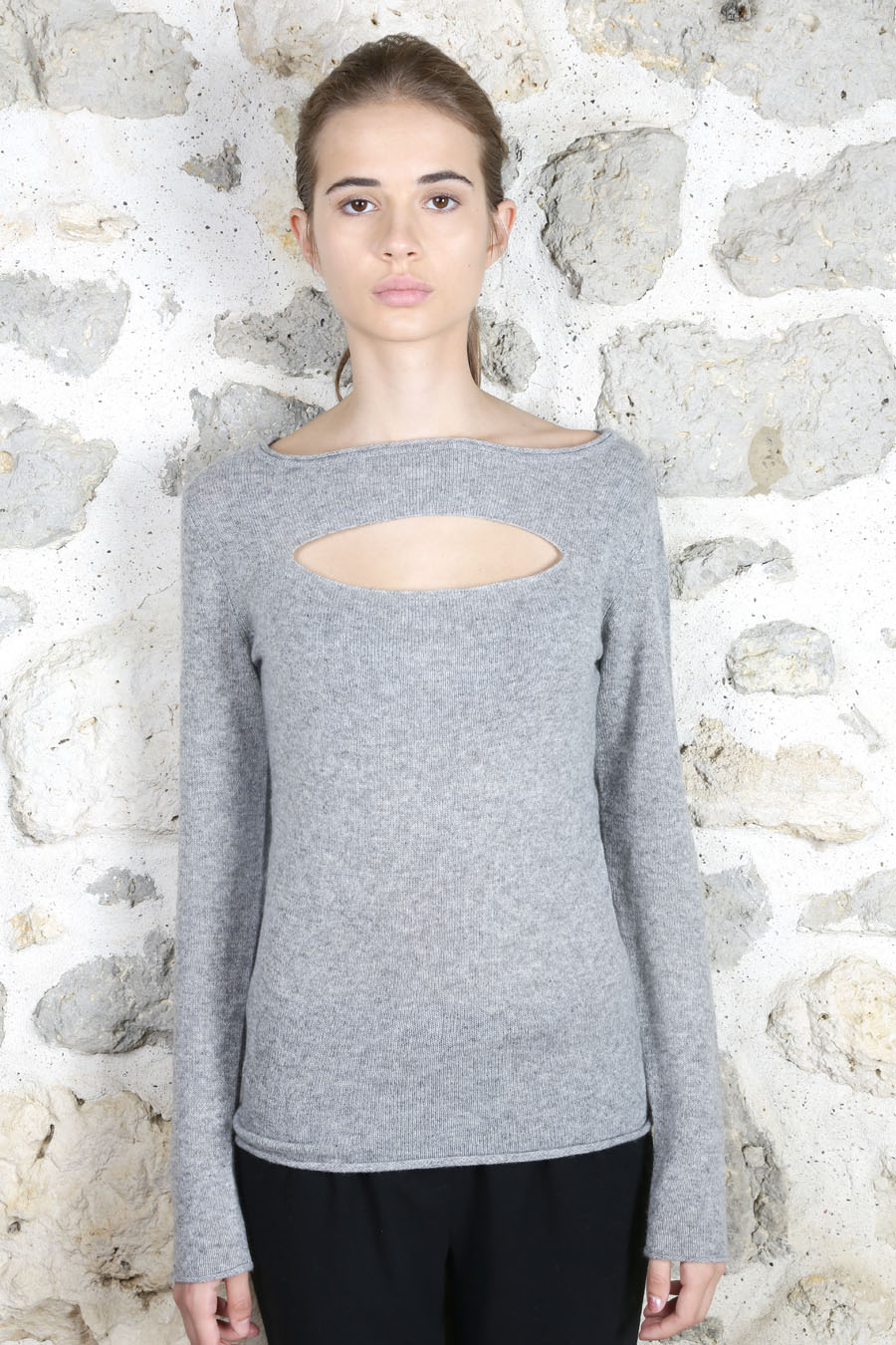 Pull à la coupe sexy cachemire femme REEZA 